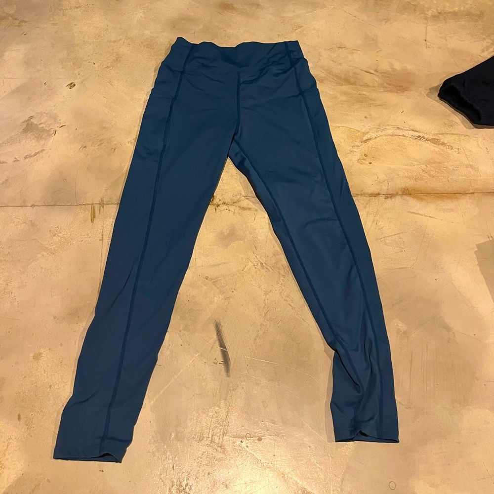 dark blue shein leggings